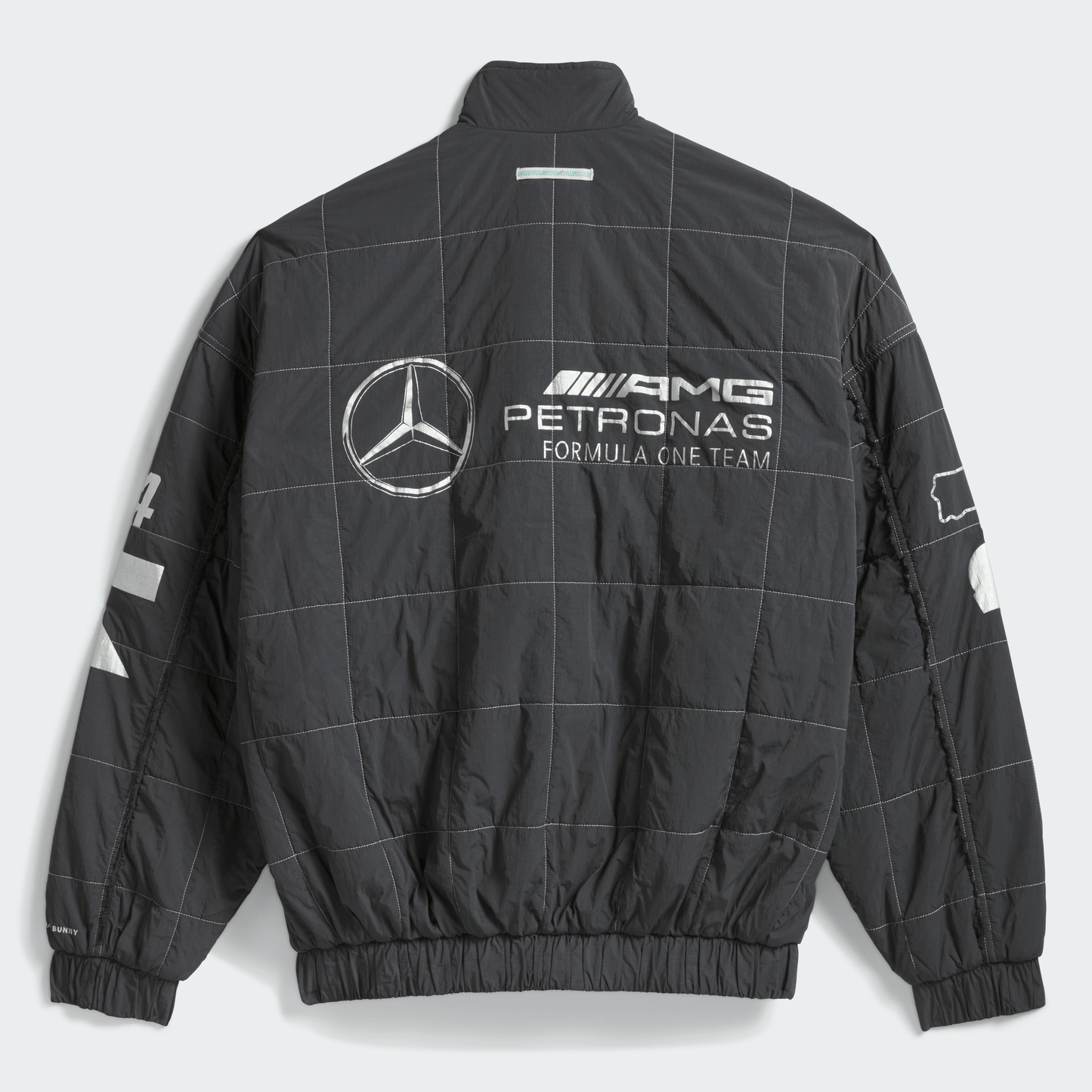 adidas para Bad Bunny x Mercedes - AMG F1 Racing Jacket Grey - BAD BUNNY X ADIDAS