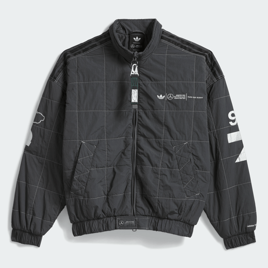 adidas para Bad Bunny x Mercedes - AMG F1 Racing Jacket Grey - BAD BUNNY X ADIDAS
