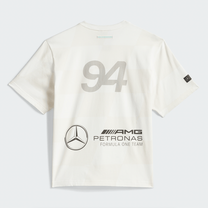 adidas para Bad Bunny x Mercedes - AMG F1 T-shirt White - BAD BUNNY X ADIDAS
