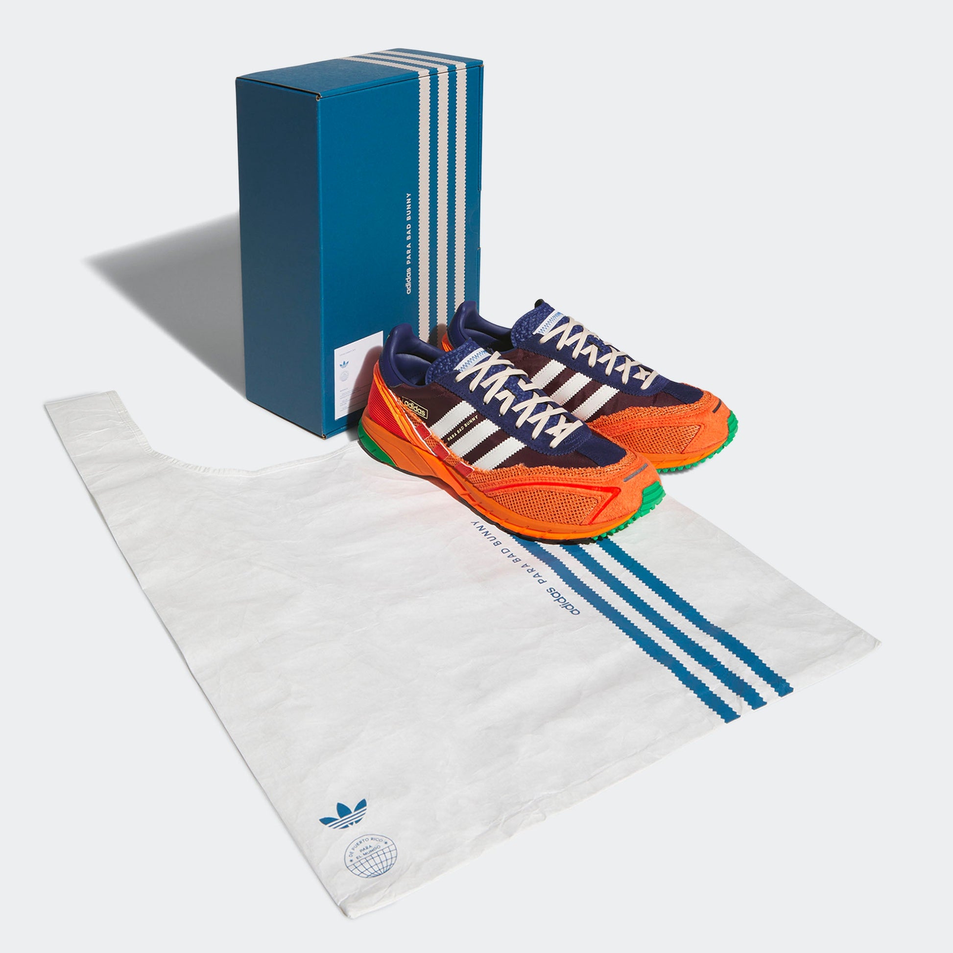 BAD BUNNY ADIZERO SL72 SOLAR ORANGE - BAD BUNNY X ADIDAS