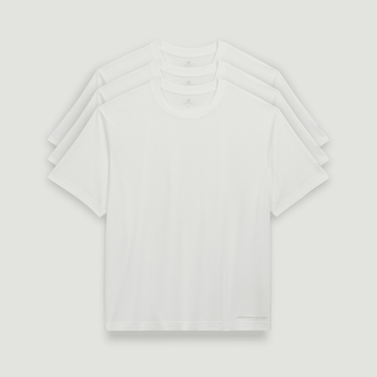 BB BOXY WHITE TEE 3 - PACK - Adidas para Bad Bunny