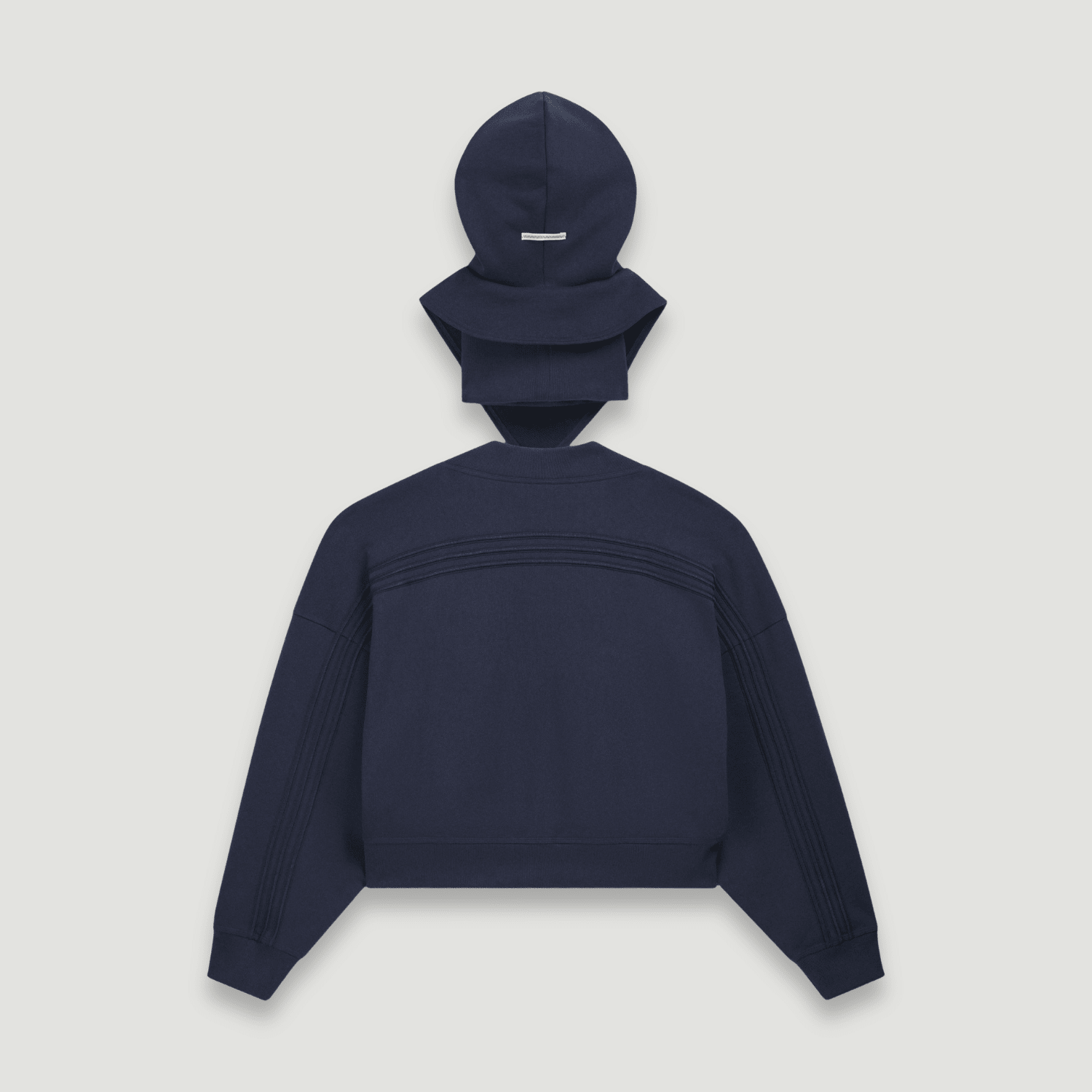BB CREWNECK & HOODED BALACKLAVA NAVY - Adidas para Bad Bunny