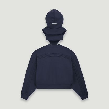 BB CREWNECK & HOODED BALACKLAVA NAVY - Adidas para Bad Bunny
